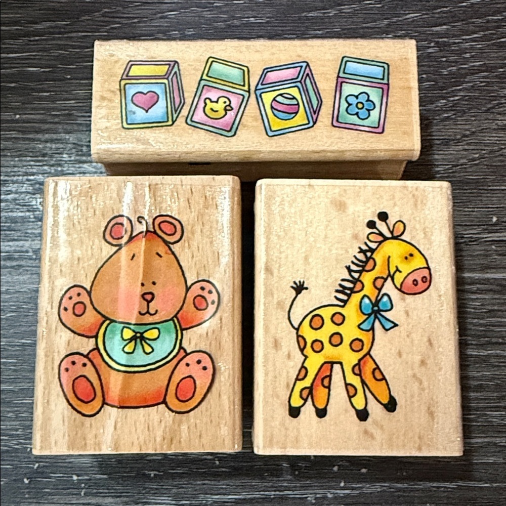Rubber stampers baby theme
